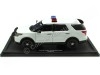 2015 Ford Interceptor Utility Con Luces y Sonido Blanco 1:18 Motor Max 73995