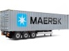 2021 Trailer Semirremolque Porta Contenedores MAERSK Gris/Azul 1:24...