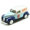 1940 Ford Sedan Gulf Delivery Azul/Azul/Blanco Decorado 1:24 Motor Max 79661