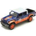 2021 Jeep Gladiator Rubicon Gulf Azul/Naranja Decorado 1:24 Motor Max 79663