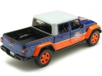 2021 Jeep Gladiator Rubicon Gulf Azul/Naranja Decorado 1:24 Motor Max 79663