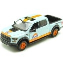 2017 Ford F-150 Raptor Gulf Azul/Naranja Decorado 1:24 Motor Max 79665