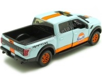 2017 Ford F-150 Raptor Gulf Azul/Naranja Decorado 1:24 Motor Max 79665