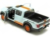 2017 Ford F-150 Raptor Gulf Azul/Naranja Decorado 1:24 Motor Max 79665