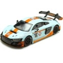 2015 Audi R8 LMS GT3 Nº28 Gulf Azul/Naranja Decorado 1:24 Motor Max...