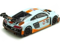 2015 Audi R8 LMS GT3 Nº28 Gulf Azul/Naranja Decorado 1:24 Motor Max...