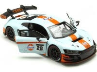 2015 Audi R8 LMS GT3 Nº28 Gulf Azul/Naranja Decorado 1:24 Motor Max...