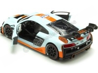 2015 Audi R8 LMS GT3 Nº28 Gulf Azul/Naranja Decorado 1:24 Motor Max...