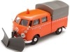 1967 Volkswagen Type 2 T1 Pickup Truck Con Quitanieves 1:24 Motor Max 79593