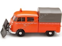 1967 Volkswagen Type 2 T1 Pickup Truck Con Quitanieves 1:24 Motor Max 79593