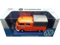 1967 Volkswagen Type 2 T1 Pickup Truck Con Quitanieves 1:24 Motor Max 79593