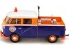 1967 Volkswagen Type 2 T1 Pickup Truck Gulf Azul/Naranja 1:24 Motor Max 79650