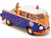 1967 Volkswagen Type 2 T1 Pickup Truck Gulf Azul/Naranja 1:24 Motor Max 79650