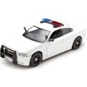 2011 Dodge Charger Pursuit Con Luces y Sonido Blanco 1:24 Motor Max...