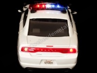 2011 Dodge Charger Pursuit Con Luces y Sonido Blanco 1:24 Motor Max...