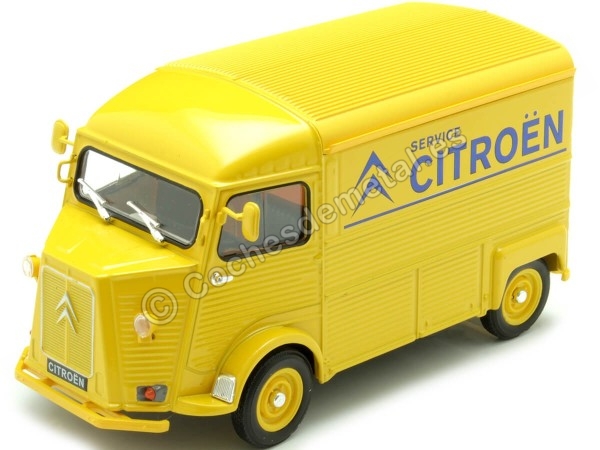 1969 Citroen Type HY Servicio Técnico Citroen Amarillo 1:24 Welly 24019