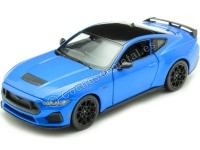 2024 Ford Mustang GT Azul Metalizado 1:24 Welly 24123