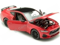 2024 Ford Mustang GT Rojo 1:24 Welly 24123