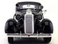 Cochesdemetal.es 1936 Pontiac Deluxe "Police Car" Negro-Blanco 1:18 Signature Models 18140