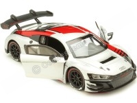 2015 Audi R8 LMS GT3 Plateado Decorado 1:24 Motor Max 73788