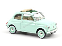 Cochesdemetal.es 1968 Fiat 500 L Azul Pastel 1:18 Norev 187777