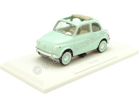 1968 Fiat 500 L Azul Pastel 1:18 Norev 187777