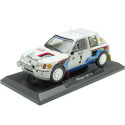 1985 Peugeot 205 T16 Evo 2 Nº2 Vatanen/Harryman Ganador Rally Montecarlo 1:18 Norev 184864