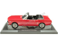 1966 Ford Mustang Convertible Rojo Bengala 1:18 Norev 182810