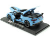 2020 Chevrolet Corvette Stingray Coupe High Wing Azul Cian Decorado 1:18 Maisto 31455AE