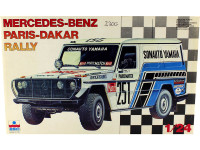 Cochesdemetal.es 1981 Mercedes Benz 230G Nº251 Pigal/Adrian Rally Paris Dakar "Plastic Model Kit" Blanco Decorado 1:24 Esci 3025