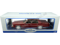1982 Cadillac Fleetwood Brougham Rojo Oscuro 1:18 MC Group 18251