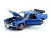 Cochesdemetal.es 1969 Ford Mustang Boss 302 Azul/Negro 1:18 Welly 12516