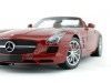 Cochesdemetal.es 2011 Mercedes-Benz SLS (C197) AMG Roadster Rojo 1:18 Minichamps 100039030