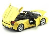 Carsdemetal.es 2000 Lamborghini Gallardo Spyder jaune 1:18 Bburago 12016