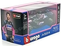 Réplica Alpine A524 de Esteban Ocon F1 2024 - 1:43 Bburago Signature
