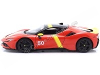 2020 Ferrari SF90 Stradale Assetto Fiorano Rojo 1:18 Bburago Signat...