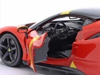 2020 Ferrari SF90 Stradale Assetto Fiorano Rojo 1:18 Bburago Signat...