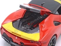 2020 Ferrari SF90 Stradale Assetto Fiorano Rojo 1:18 Bburago Signat...