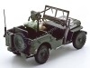Jeep Willys 1941 Militar Verde Caqui - Réplica 1:43 Cararama