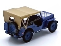 Jeep Willys Casabalnca Armado Arena del Desierto - Réplica 1:43