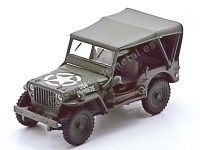 Jeep Willys 1941 Militar Verde Caqui - Réplica 1:43 Cararama