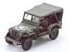 Jeep Willys 1941 Militar Verde Caqui - Réplica 1:43 Cararama