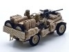 Jeep Willys Militar Armado en Verde Caqui - Réplica 1:43 Cararama