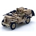 Jeep Willys Militar Armado en Verde Caqui - Réplica 1:43 Cararama