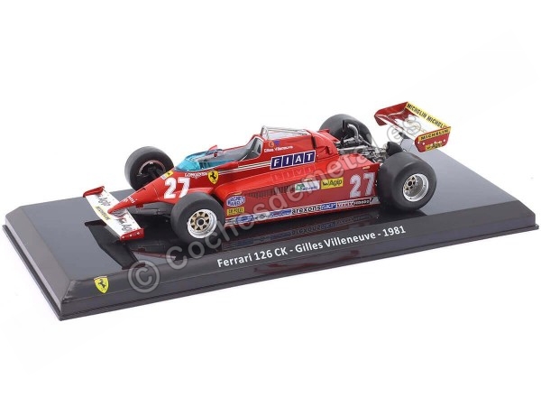 Ferrari 312 T3 1978 Gilles Villeneuve 1:24 - De Premium Collectibles