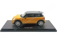 2016 New Mini Cooper S Hatchback Review Naranja/Negro 1:18 Welly 18050