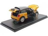 2016 New Mini Cooper S Hatchback Review Naranja/Negro 1:18 Welly 18050