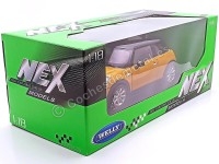 2016 New Mini Cooper S Hatchback Review Naranja/Negro 1:18 Welly 18050