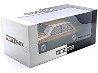 Coches de Metal: Peugeot 204 Rojo 1:24 WhiteBox 124181 - Réplica coc