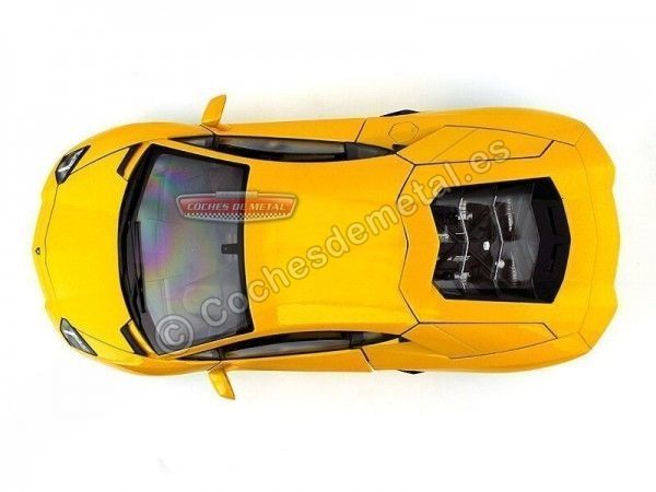 Cochesdemetal.es 2011 Lamborghini Aventador LP700-4 Amarillo 1:18 Welly 18041 Cochesdemetal.es 2011 Lamborghini Aventador LP700-4 Amarillo 1:18 Welly 18041